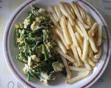 Agrelia (wild asparagus) with eggs recipe step 7 photo