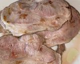 Foto del paso 1 de la receta: Filetes de cabeza de lomo en salsa
