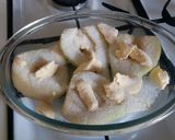 A picture of step 5 of Vickys Baked Pears & Caramel Sauce, GF DF EF SF NF.