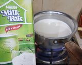 A picture of step 8 of Kashmiri chai.