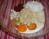 A picture of step 1 of Microwaved Okara Chocolate Gateau.