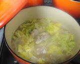 A picture of step 4 of Chicken & Spring Cabbage Cream Soup.