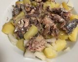 Foto del paso 2 de la receta: Ensalada de patatas con sardinas con vinagreta de curry