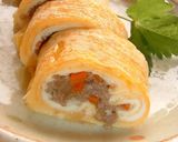 A picture of step 5 of Chicken-Egg Tamagoyaki.