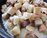 A picture of step 4 of Baguette Rusks in a Frying Pan.