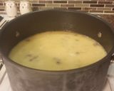A picture of step 6 of Cheeseburger Chowder.