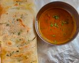 A picture of step 2 of Masala Dosa.