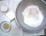 A picture of step 1 of Macrobiotic Whole Wheat Tofu Bagels.