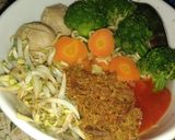 Foto langkah ke 4 dari resep Mie kuah pelangi.