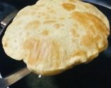 A picture of step 2 of Aate ki puri.