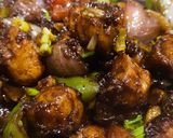 A picture of step 9 of Soya Chilli.