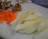 A picture of step 4 of Sautéed Cod and Tofu with Chinese-Style Ankake Sauce.