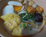 Hình bước làm 3 của món Bún Huế Chay