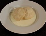 A picture of step 8 of Floating Islands.