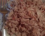 A picture of step 1 of Mandys chicken flautas.