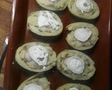 Foto del paso 6 de la receta: Patatas rellenas de setas y gambas