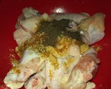 A picture of step 2 of Korean chicken wings (bonchon-alike).