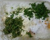 A picture of step 1 of Rice muthia in gravy.
