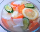 A picture of step 8 of Mul (Water) Kimchi Instant Pickles.
