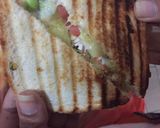 A picture of step 3 of Pizza toast.
