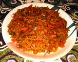 A picture of step 8 of Veg Maggi noodles.