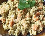 Une image de l'étape 2 de Risotto de Boulgour, lait de coco, carottes et crevettes.