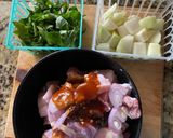 Hình bước làm 1 của món Thịt kho su hào