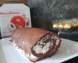Une image de l'étape 9 de 35•🎄 Bûche de Noël aux Ferrero Rocher 🎄.