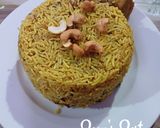 A picture of step 8 of Chicken Maqlooba/Palestinian Flipped Upside Down Rice Dish.