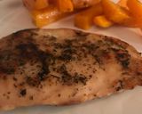 Foto del paso 5 de la receta: Pollo grillé con bastones de calabaza