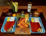 A picture of step 1 of Mike's Complete Salmon Dinner [Grilled Or Baked].