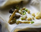 Une image de l'étape 4 de Tarte méli mélo aux légumes du printemps en feuilles de brick.