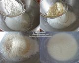 รูปขั้นตอนการทำที่ 3 ของ Financier ดอกซากุระ