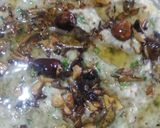 A picture of step 5 of Baigan ka raita.
