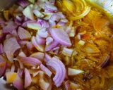 A picture of step 3 of Masala Soya Chunk.