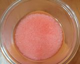 A picture of step 3 of Sakura Mochi (Cherry Blossom Rice Cakes) Made Easily in the Microwave.