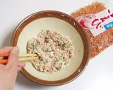 A picture of step 11 of Light and Chewy Hanpen Fritters.