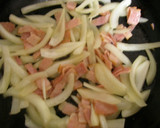 A picture of step 4 of An Easy Quiche Using Spring Roll Wrappers.