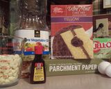 A picture of step 1 of Pistachio Pudding Cookies.