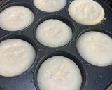 A picture of step 3 of Masa /Waina (Rice pancake).