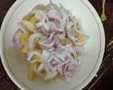 A picture of step 1 of Nepali Chukouni.