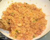 A picture of step 5 of Easy Rice Casserole Using Mochi Cakes.