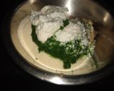 A picture of step 2 of Sprout and spinach appe.