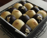 A picture of step 8 of Extravagant Checkerboard Bread Rolls.