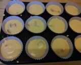 A picture of step 9 of Polenta & Strawberry Cup Cakes. Super Moist & Yummy.