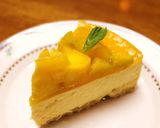 A picture of step 8 of Packed With Mangoes! No-Bake Cheesecake.