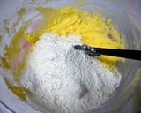 A picture of step 3 of Easy Caramel Pancake Mix Pound Cake.