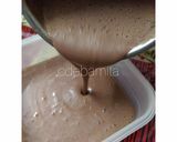 A picture of step 3 of Chocolate and Roasted Almond Ice-cream.