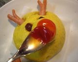 A picture of step 15 of Merry Christmas! Red Nosed Reindeer Steamed Meat Buns.