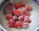 A picture of step 2 of Microwaved Strawberry Sauce - When You Just Need a Little in a Hurry.